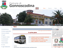 Tablet Screenshot of comune.gonnoscodina.or.it